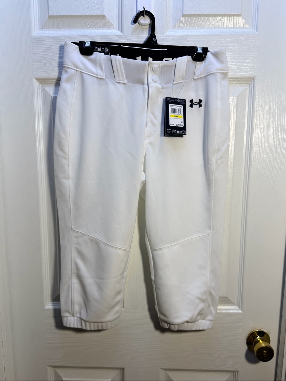 Under Armour Women's White Athletic Softball Pants